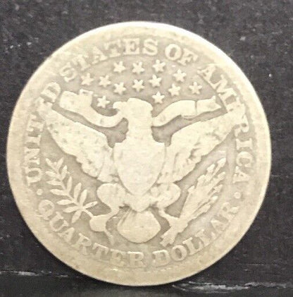 1914 P Silver Barber Quarter Better Key Date Philadelphia Coin Rare Scarce