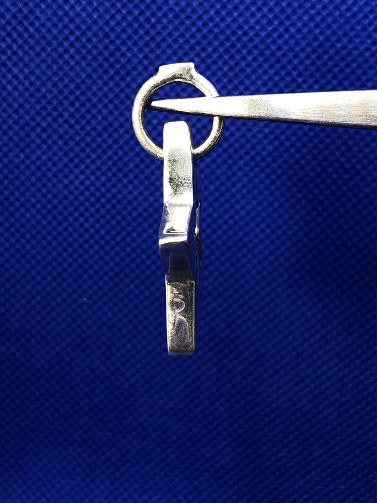 Estate 950 Fine Silver Star Cut Out Statement Pendant