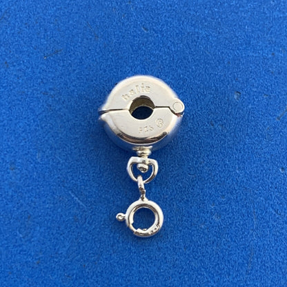 Authentic KALIA 925 Sterling Silver Drop Dangle Slide Bracelet Clip Charm