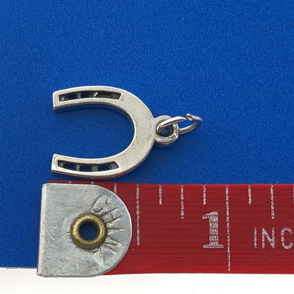 Designer SJC 925 Sterling Silver Horseshoe Good Luck Bracelet Charm