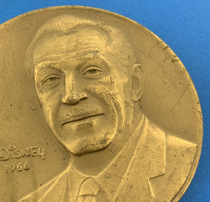 1968 Walt Disney Productions 1901-1966 Mickey Mouse Castle Bronze Medal Rare