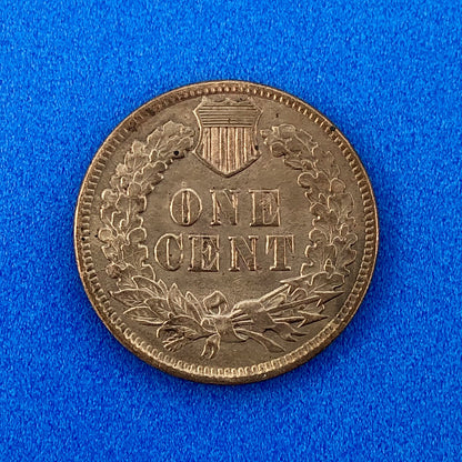 1900 P Indian Head One Cent Penny Type 3 Bronze Better Key Philadelphia BU DET