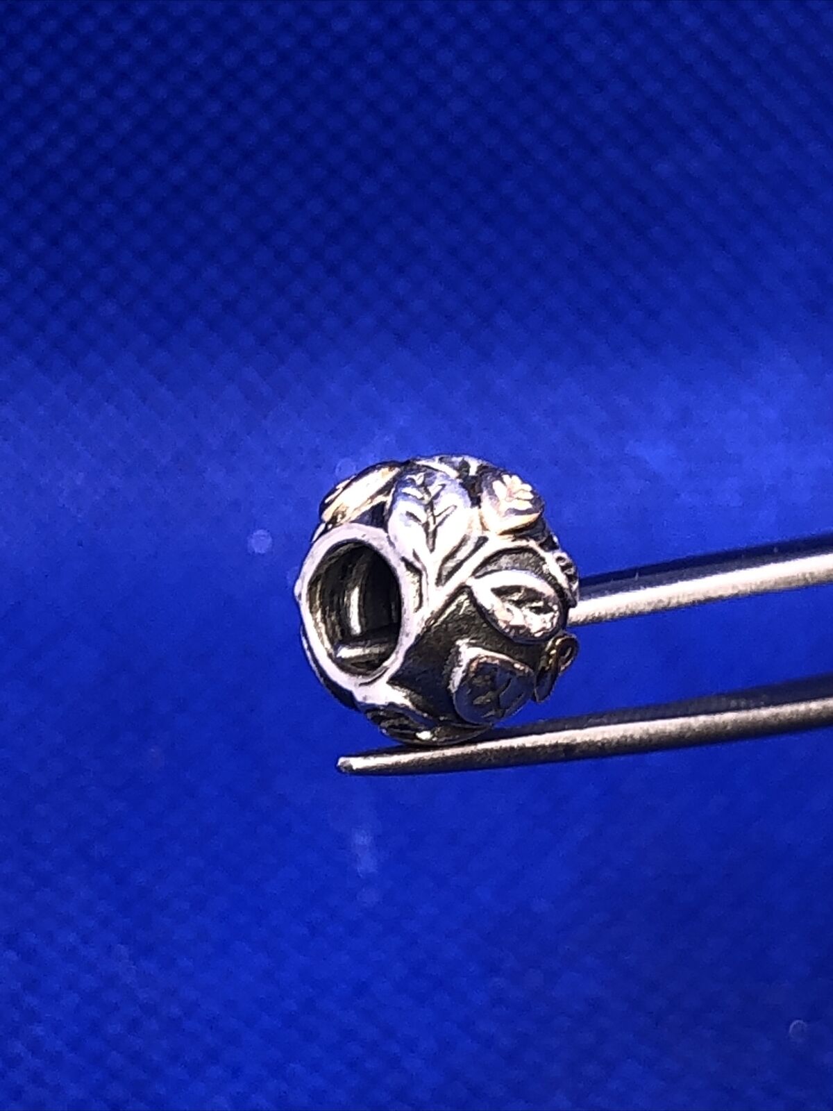 Retired PANDORA ALE 925 Silver 14K Gold Two-Toned Tree of Life Charm 790429