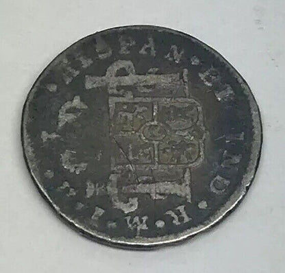 1809 Mexico Silver 1/2 Real Mexico City Ferdinand VII Pirate Treasure Coin