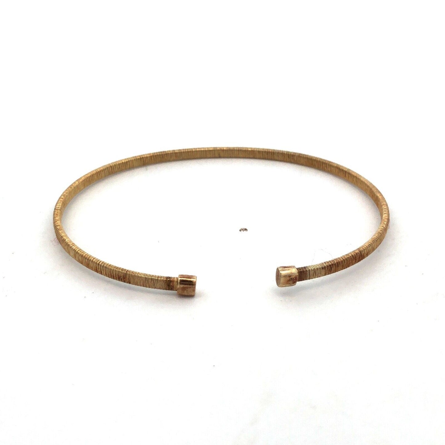 Designer Italy 925 Sterling Silver Gold Rose Gold Stacking Cuff Bracelet Set