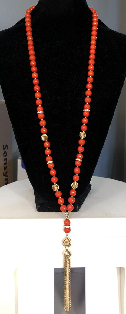 Estate Trifari Designer Beaded Modernist Swanky Lot Of 3 Layering Necklaces