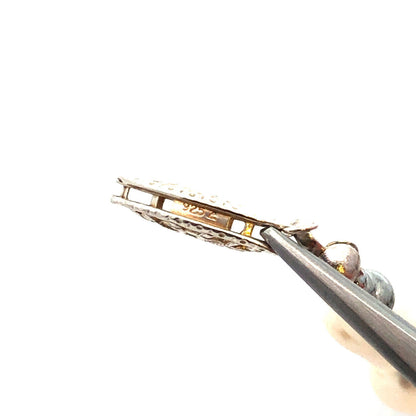 Designer 925 Sterling Silver Pearl Jade Beaded Statement Necklace