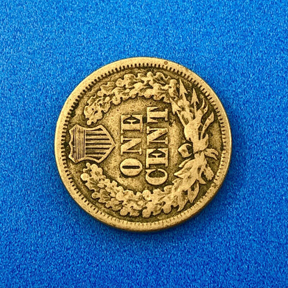 1863 Indian Head One Cent Penny Type 2 Copper Nickel Better Philadelphia Coin