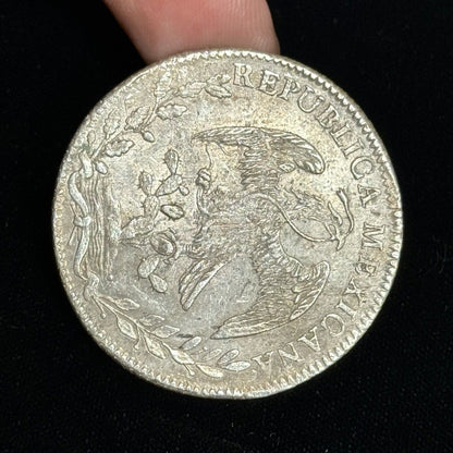 1832 Mo Mexico Mint 8 Reales .903 Silver J.M. Cap & Rays Libertad Coin