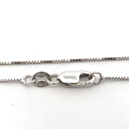 Designer 14K White Gold Blue Sapphire Diamond Pave Cross Pendant Necklace