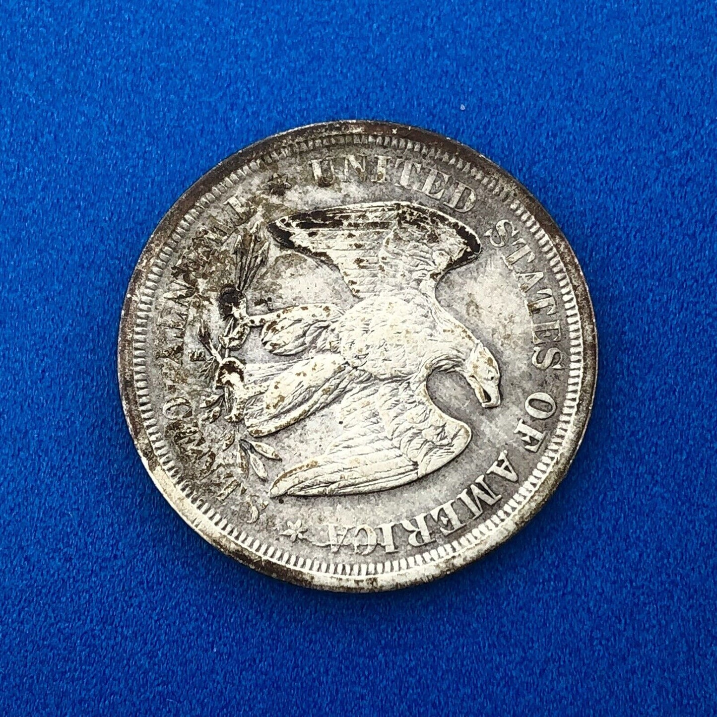 1875 S Silver Seated Liberty Twenty Cent Piece Better Key San Francisco Coin