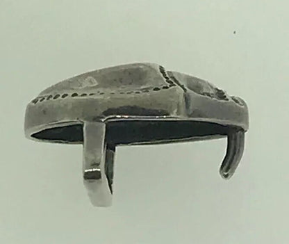 Mignon Faget Sterling Silver 925 Retired Scarab Collection Belt Buckle
