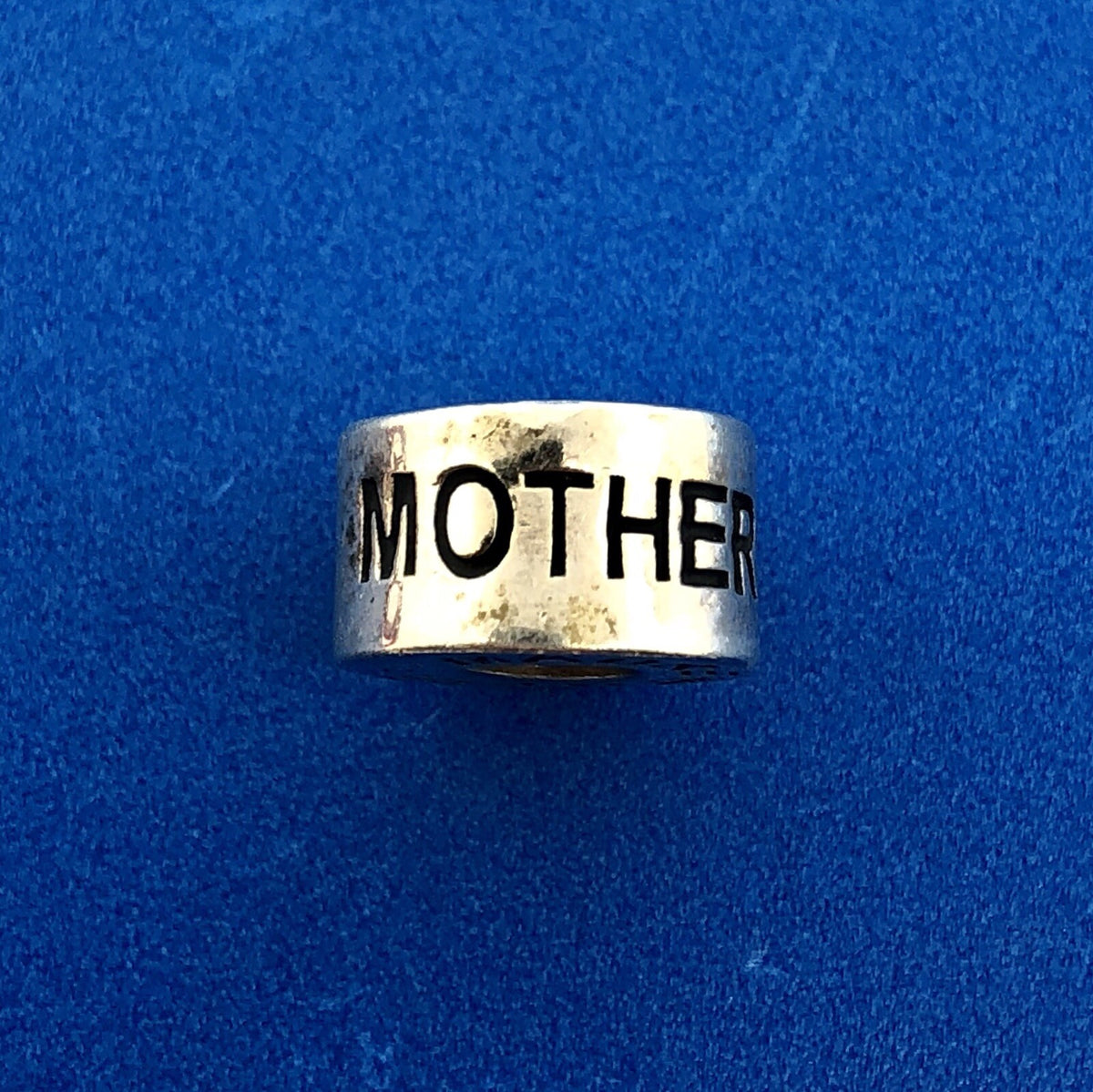 Authentic Chamilia Sterling Silver 925 Mother Madre Mere Bead Charm Retired