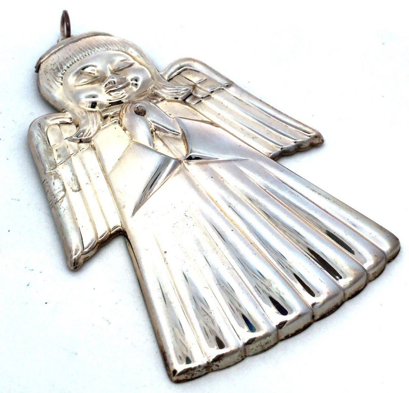 1975 Gorham Luther Bookout 925 Sterling Silver Limited Christmas Angel Ornament