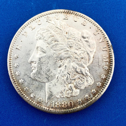 1880 S Morgan Silver Dollar San Francisco Beauty Brilliant Uncirculated Coin