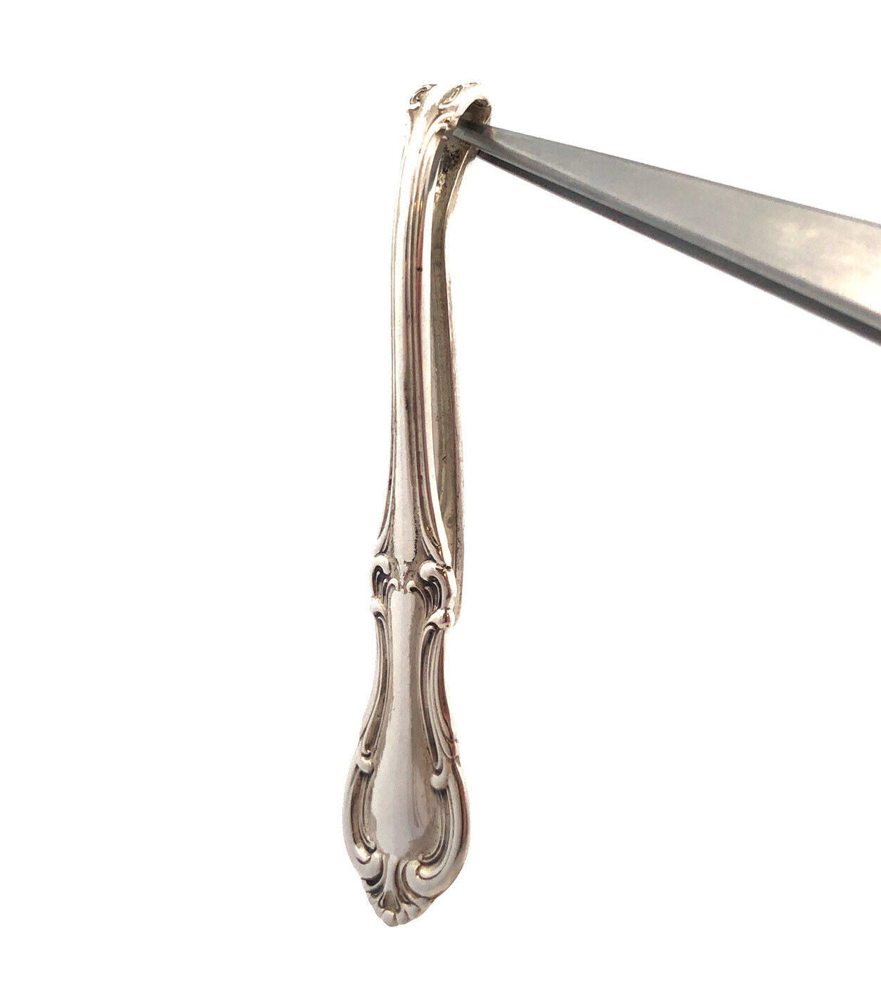 Vintage International 925 Sterling Silver Joan Of Arc Napkin Clip