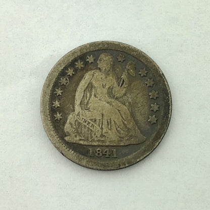1841 O Seated Liberty Silver Dime No Motto Better Rare New Orleans Mint Coin