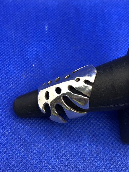Designer Mimosa 925 Sterling Silver Bones Animal Carcass Skeleton Statement Ring