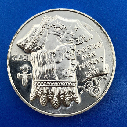 1978 Krewe of REX 999 Silver Mardi Gras Doubloon Rex And The Masters