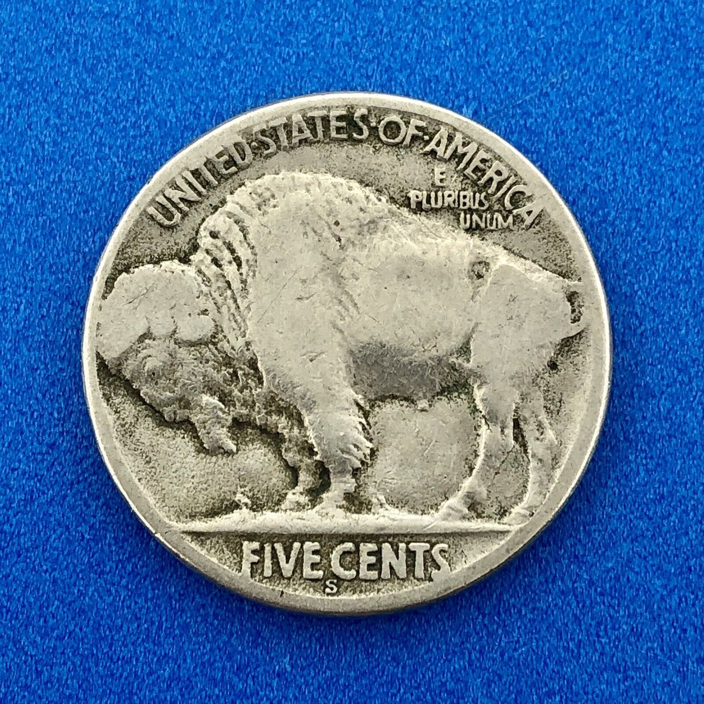 1924 S Indian Head Buffalo Nickel Better Key Scarce San Francisco Mint Coin