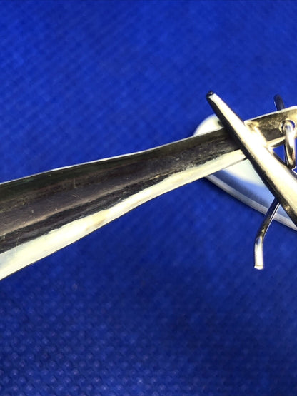 Mexico 925 Sterling Silver Long Polished Teardrop Hook Earrings