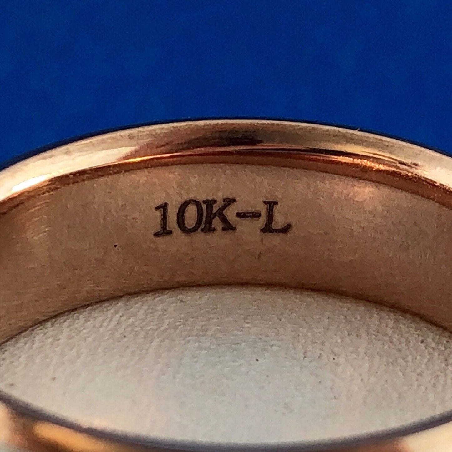 Popular 10K White Rose Gold Brushed Polished 7 MM Unisex Wedding Cigar Band Ring