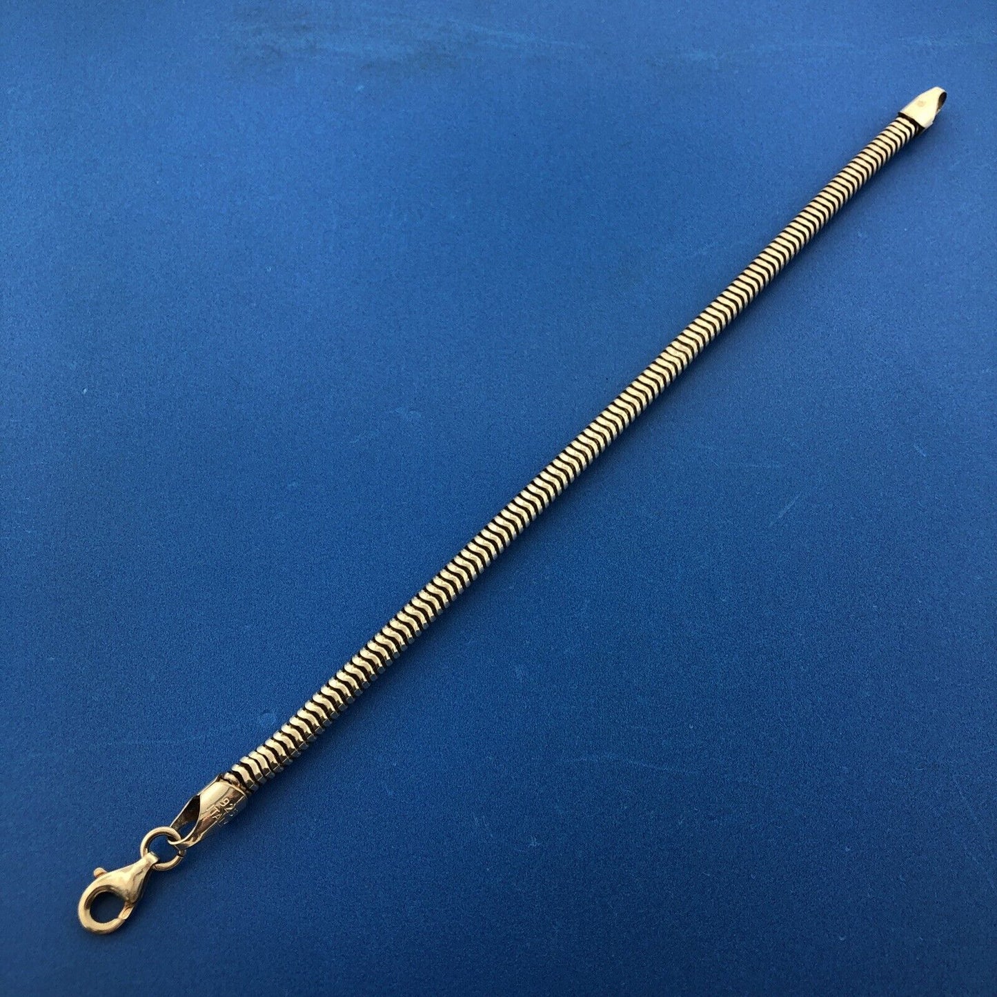 Designer CI Italy 925 Sterling Silver Slinky Snake Flex Link Unisex Bracelet