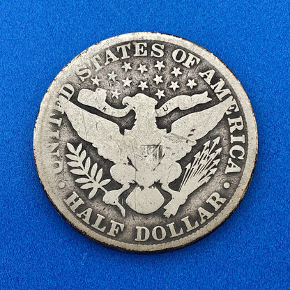 1909 P Silver Barber Half Dollar Better Key Date Philadelphia Coin Rare Scarce