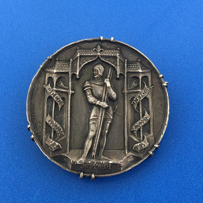 Sterling Silver 925 Battle of Sempach Switzerland 1885 Commemorative Coin Medal