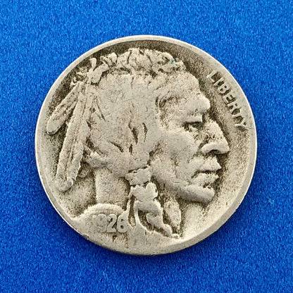 1926 S Indian Head Buffalo Nickel Better Key Scarce San Francisco Mint Coin