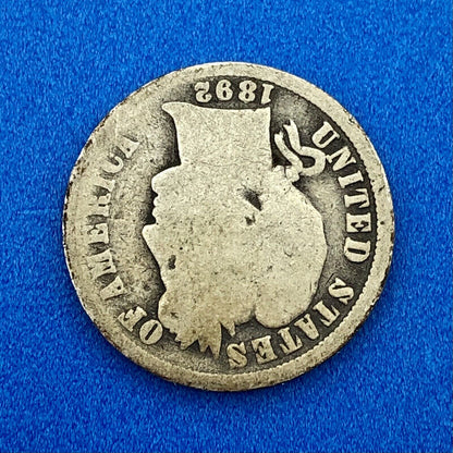 1892 O Barber Silver Dime $.10 Better Rare Scarce Key New Orleans Mint Coin