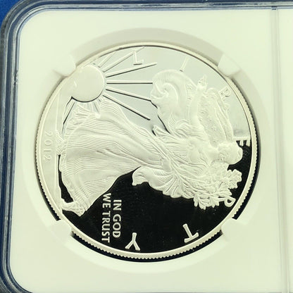 2012 S Proof Silver Eagle 999 Fine Silver NGC PF70 Ultra Cameo Set Early Release