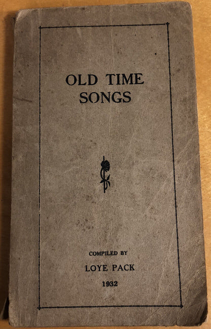1920-1930's Lot of Five Antique Pocket Literature and Song Books