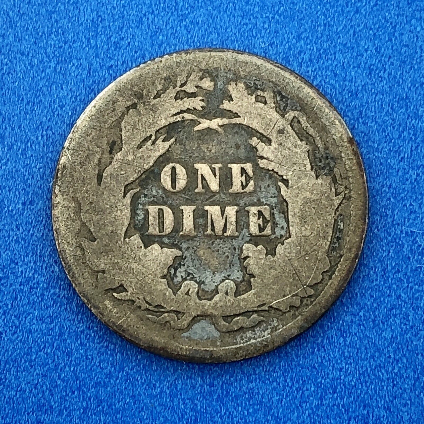 1877 P Silver Seated Liberty Dime 10c Better Key Scarce Philadelphia Mint Coin