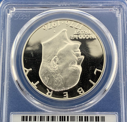 1976 S $1 Eisenhower 50c Kennedy 25c Washington PR70 DCAM PCGS Silver 3 Coin Set