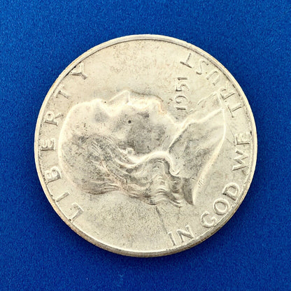 1951 S Franklin Silver Half Dollar Better Key Date Rare San Francisco Mint Coin