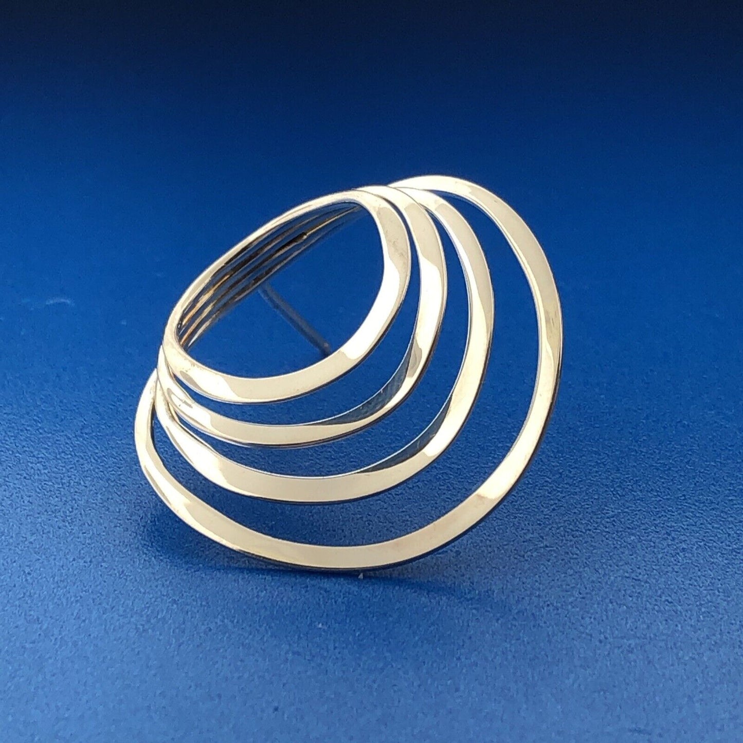 Stunning RLM Studio Sterling Silver 925 Expanding Multi Circle Stud Earrings