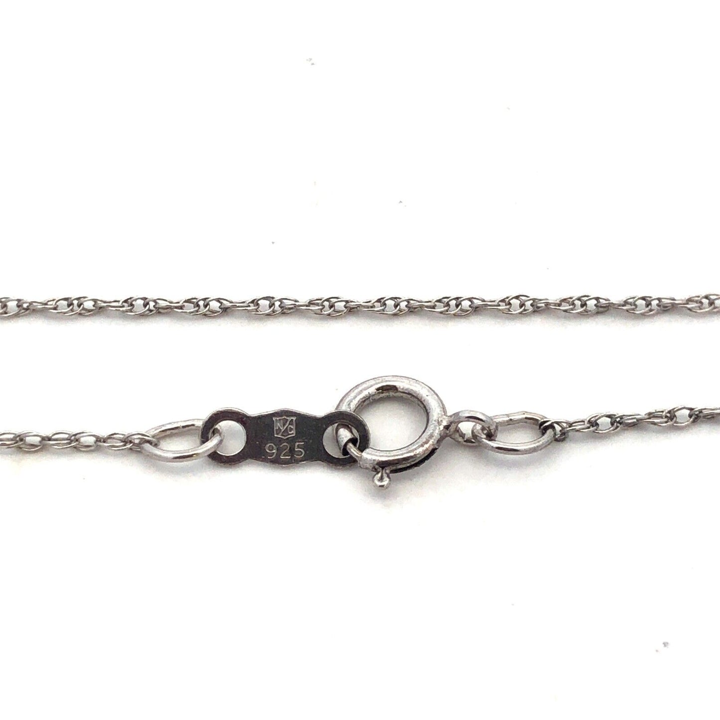 Designer 925 Sterling Silver 10K Yellow Gold Diamond Infinity Eternity Necklace