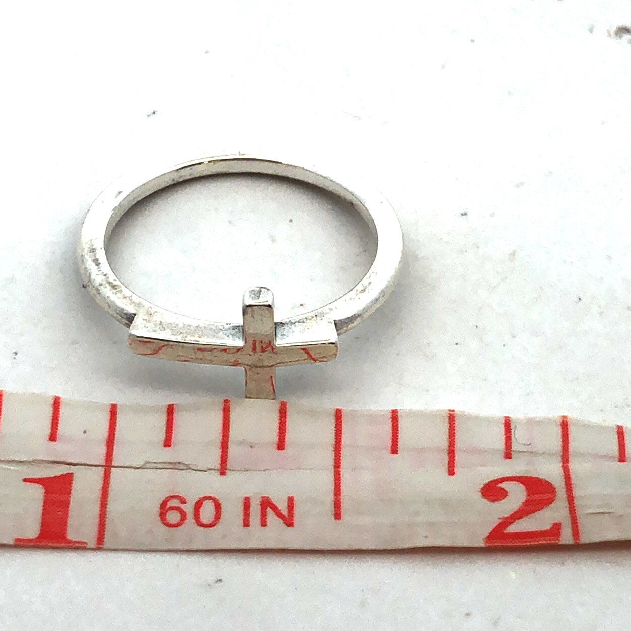 Designer James Avery 925 Sterling Silver Horizon Cross Ring