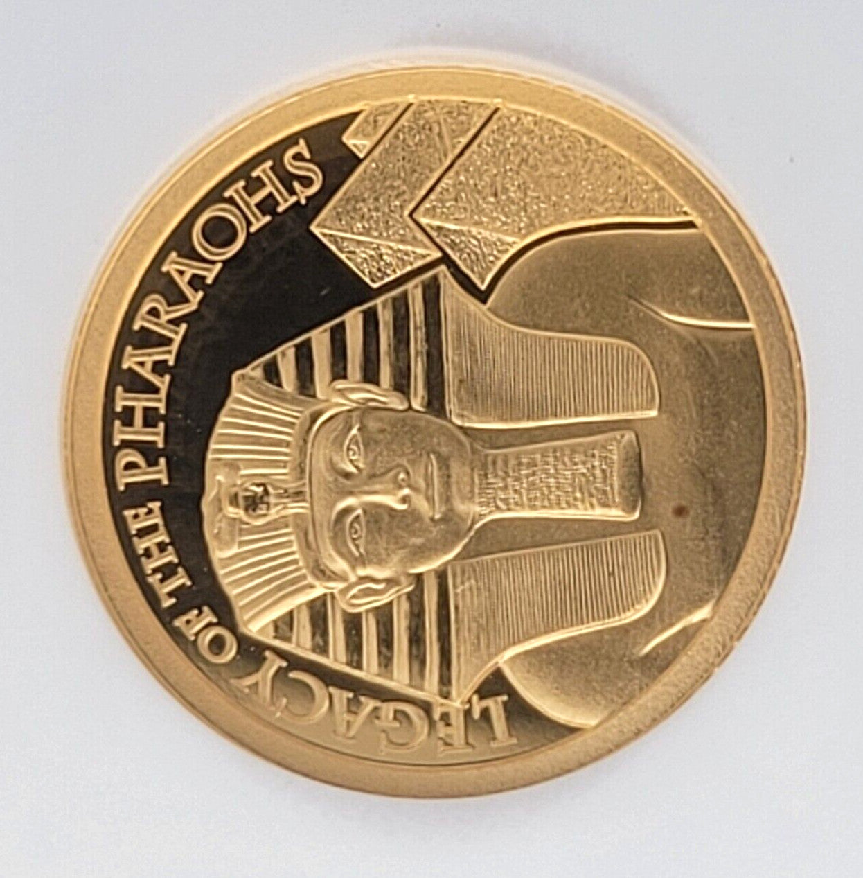 2022 $5 Cook Islands NGC PF70 Proof Cameo Legacy of Pharoahs 1/2g .999 Gold Coin