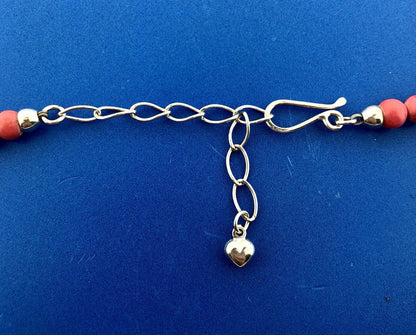 Jay King DRT Sterling Silver Turquoise Red Coral Geometric Statement Necklace