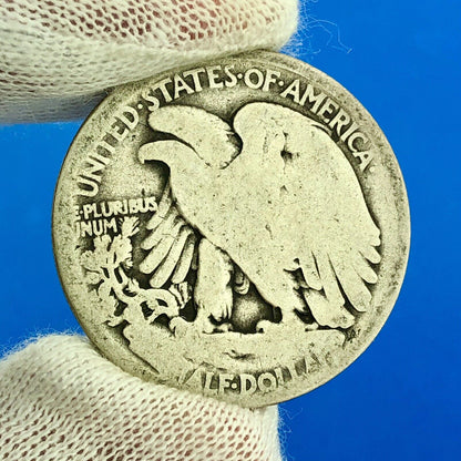 1921 P Walking Liberty Silver Half Dollar 50c Key Date Philadelphia Mint Coin