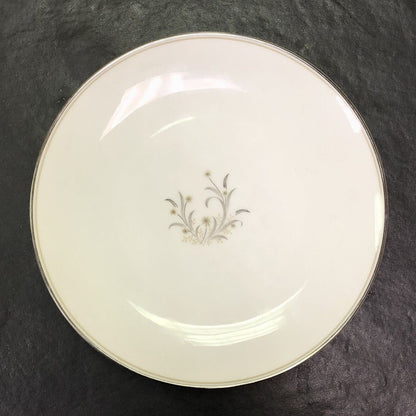 Retired Noritake Ardis China 8 3/8" Platinum Tab Salad Plate TWO Pc Set