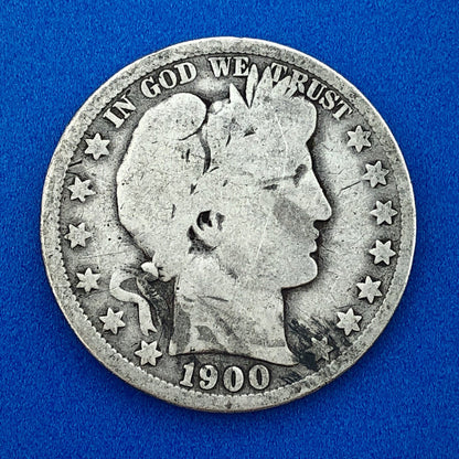 1900 O Barber Silver Half Dollar Better Rare Key New Orleans Mint Coin