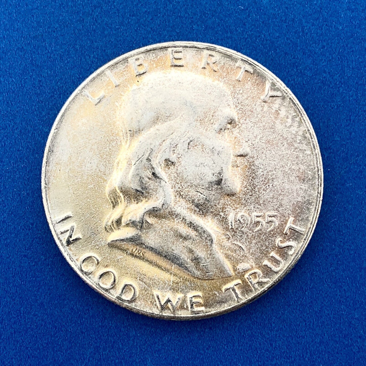 1955 P Franklin Silver Half Dollar Better Key Rare Philadelphia Mint Coin