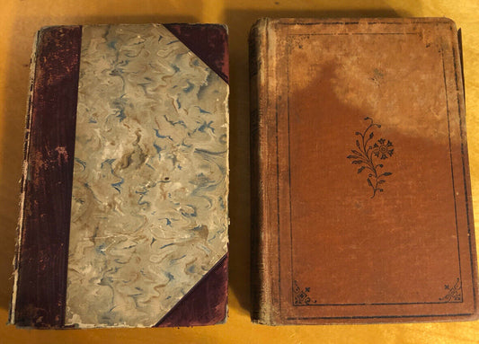 Antique 1874 Poems Of Goethe & A Collection Of Familiar Quotes Lot Of 2 Books