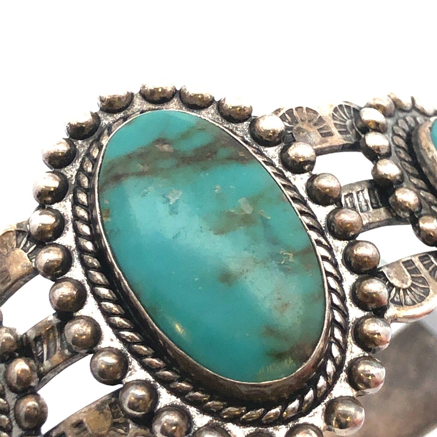 Native American Pacific Jewelry Co. 925 Silver Turquoise Child's Cuff Bracelet