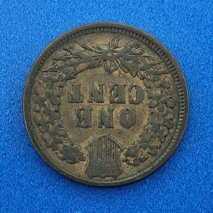 1891 Indian Head One Cent Penny Type 3 Bronze Better Key Philadelphia Coin