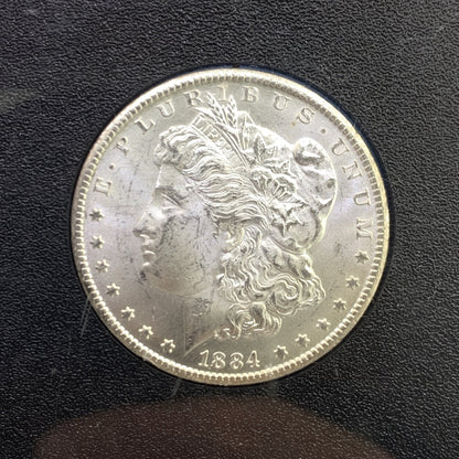 1884 CC Silver Morgan Dollar Better Key Scarce Carson City Coin GSA NGC MS64