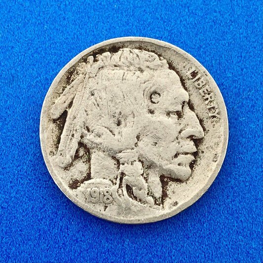 1918 P Indian Head Buffalo Nickel Better Key Scarce Philadelphia Mint Coin